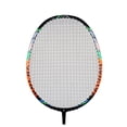 thumbnail image 4 of Carbon Fiber Badminton Racket Set for 2 Players - 26 Inch Lightweight Frame with Slim Shaft, Soft Comfortable Handles, High-Speed Performance, Includes Carrying Bag for Storage & Transport - Orange, 4 of 5