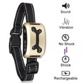 thumbnail image 3 of USB Rechargeable Pets Nylon Shock Collar Electric Large Small Trainer Waterproof Safe Automatic Necklace Household Accessories Gold, 3 of 9