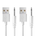 thumbnail image 1 of Cable de carga Bicmice, 82 cm, USB DC, 2,5 mm, cargador rápido, paquete de 2, 1 of 6