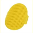 thumbnail image 3 of Yellow Cat Scratcher Adjustable Silicone Strap Furniture Protector with Massage Comb and Toy for 1.38 to 2.36 Inch Legs, 3 of 5