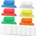 thumbnail image 1 of 60 Sets Hanging File Tabs and Inserts,Colorful File Folder Labels Filing Tabs for File Identification, Easy to Read, 1 of 5