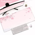 thumbnail image 5 of Pink Cherry Blossoms Mousepad Home Computer Table Large Pc Mouse Pad Art Sakura Keyboard Mause Rug Desk Mat Office Accessories, 5 of 5