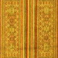 thumbnail image 1 of Ahgly Company Indoor Square Abstract Yellow Modern Area Rugs, 4' Square, 1 of 4