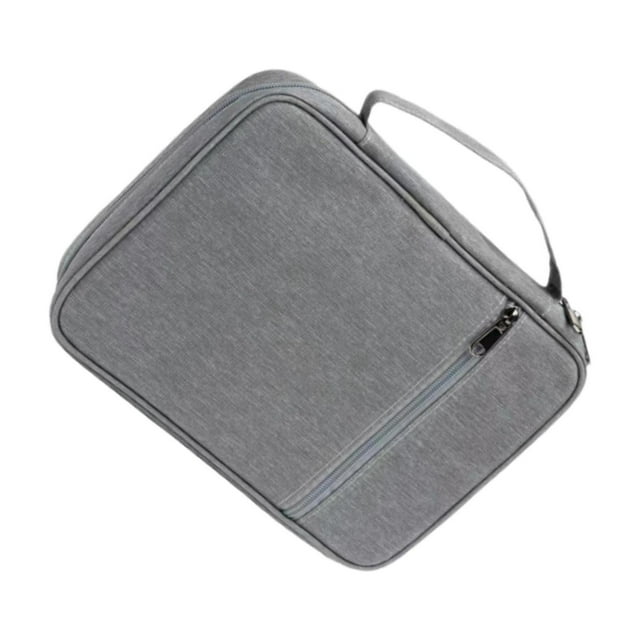 serony Bible Protective Case Casual Daypack with Compartment with polyester material,ensuring Handle Book Cover Gray