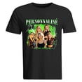 thumbnail image 4 of Graphic Tennis Tees for Women Casual Everyday Women's T Shirts with Comfortable Fit Breathable for Daily Activities Travel Lightweight Basic Tee for Ladies Red L, 4 of 6