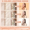 thumbnail image 2 of Vanity Desk with Mirror and Lights, Akaber 34.25” Small Makeup Vanity with Power Outlet, White Vanity, 2 of 8