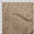 thumbnail image 3 of oneOone Cotton Flex Mandys Pink Fabric Texture & Triangle Geometric Dress Material Fabric Print Fabric By The Yard 40 Inch Wide, 3 of 4