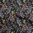 thumbnail image 1 of oneOone Polyester Spandex Black Fabric Floral Fabric For Sewing Printed Craft Fabric By The Yard 56 Inch Wide, 1 of 4