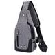 thumbnail image 2 of Fiudx Bolso de Pecho Multifuncional, Diseño de Carga Usb, Función Antirrobo, Gran Capacidad de Almacenamiento, Bolso Bandolera Informal, Uso Versátil En Exteriores, Mochila de Moda, Ligero y Cómodo d, 2 of 6