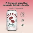 thumbnail image 3 of Olipop Prebiotic Soda Pop, Doctor Goodwin, High Fiber, 12 fl oz 12 Pack, 3 of 6