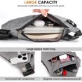 thumbnail image 2 of Sling Bag AntiTheft Crossbody Bag for Women Men Sling Backpack Multipurpose Travel Essentials Hiking Chest Bag Daypack Gray, 2 of 5
