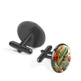 thumbnail image 2 of Cactus Men's Cufflinks for Formal Attire Made of Stainless Steel Ideal for Business Occasions, 2 of 6