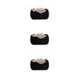 thumbnail image 4 of Qarigey Bolso de mano de moda y funcional para viajeros con estilo Bolsos de noche Embragues Monedero Conveniente Ligero Durable negro Pavo Type1 NO1, 4 of 6