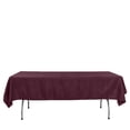 thumbnail image 4 of BalsaCircle 10 Pieces 54" x 96" Burgundy Rectangle Polyester Tablecloths Table Linen, 4 of 8