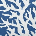 thumbnail image 2 of Simply Daisy 26-inch Square Big Seaweed Polyester Indoor Pillow, Nautical Navy Qty 1, 2 of 4