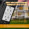 thumbnail image 2 of Porch Lights with Outlet, Dusk to Dawn Outdoor Light with Outlet Built-in, Waterproof Anti-Rust Aluminum Outside Light with GFCI Outlet, Wall Sconce Light with Plug for Front Door, 2 of 9