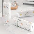 VDEGR 100Sheet Roll EcoFriendly Paper Towels Reusable Washable Wet & Dry DualUse Degreasing