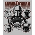 thumbnail image 2 of Men's Star Wars: The Mandalorian Odds-on Favorite Graphic Tee Silver 3X Large, 2 of 4