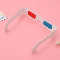 Worgeous 3D Movie Glasses Made of Paper and Plastic Lightweight Portable Reusable for Home Cinema
