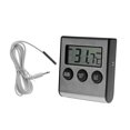 thumbnail image 4 of WHAMVOX Fridge Thermometers Electronic Fridge Thermometer Abs Black Temperature Measurement 1Pack, 4 of 8