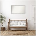 thumbnail image 6 of Amanti Art Custom Wall and Bathroom Mirror (29.25 x 47.25 in.), Eva White Silver Narrow Frame, 6 of 7