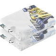 thumbnail image 2 of GZHJMY Face Hand Towel Set Cartoon Monster Trucks Cotton Washcloths, Quick-Dry Highly Absorbent Bath Towel- Pack of 2 Washcloths, 2 of 7