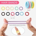 thumbnail image 2 of 150 Pack Soft Seamless Elastic Hair Ties for Toddlers and Little Girls - No Damage Hair Bands, Ponytail Holders, and Hair Accessories Gift, 2 of 7