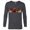 Charcoal Heather, variant on Marvel Deadpool Thumbs Up Widescreen Comic Art - Long Sleeve T-Shirt for Men - Customized-White