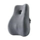 thumbnail image 5 of Cojín de apoyo para la espalda para silla de oficina y coche, almohada para aliviar la espalda baja gris, 5 of 9