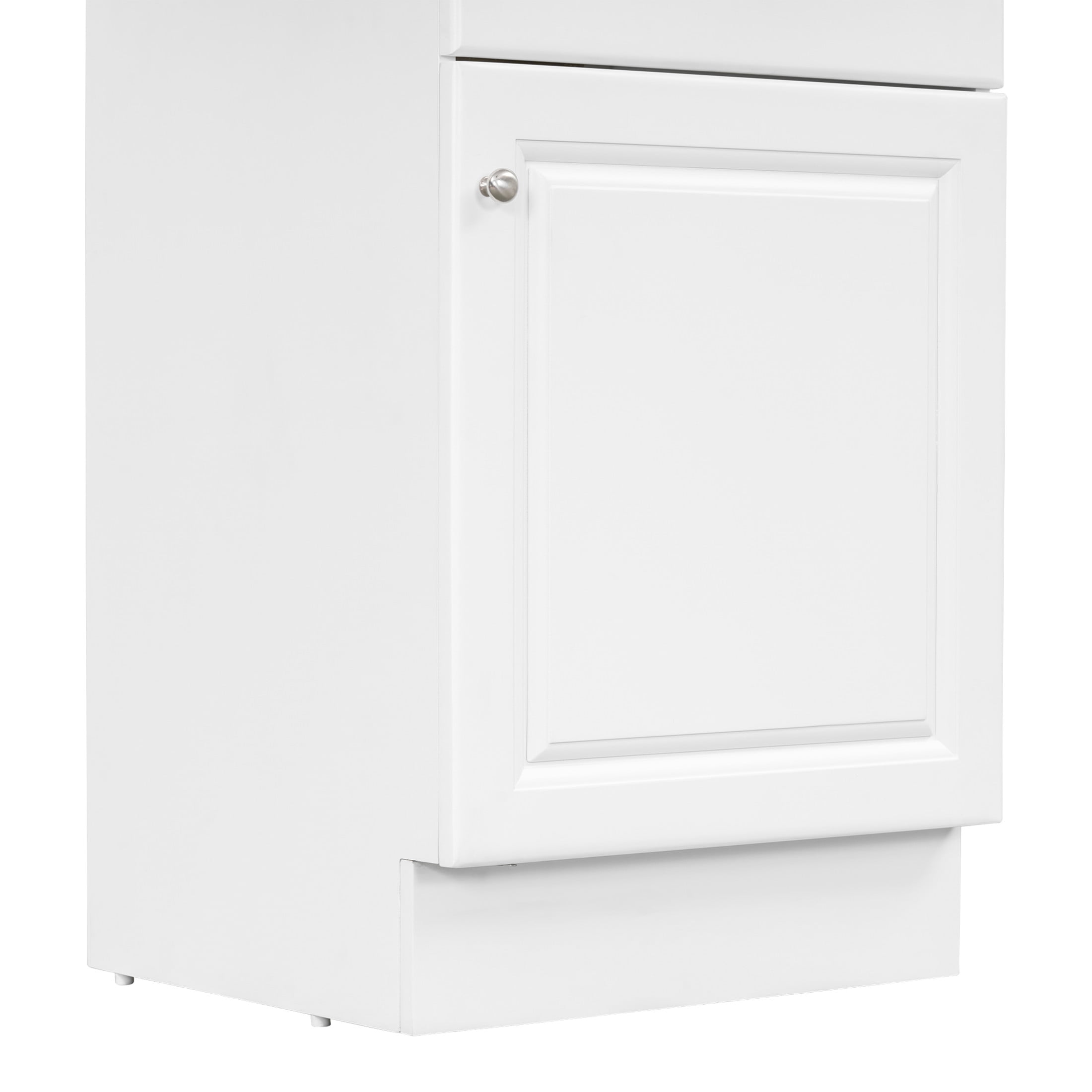 Vale Modern 20" Bathroom Vanity Cabinet with Sink, Soft Closing Door, White