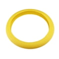 thumbnail image 1 of Unique Bargains Universal Car Silicone 14.6' 37cm Steering Wheel Cover Foldable Design Steering Wheel Protector Yellow, 1 of 7