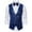 Blue, variant on Men's Sequin Suit Vest with Matching Bow Tie, Slim Fit V-Neck Waistcoat for Party, Wedding, Stage Performance, 6 Colors, Sizes S-XXL