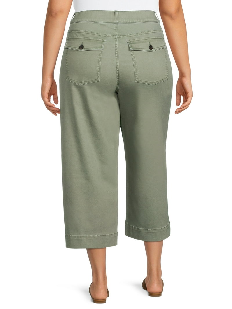 パンツ pry Luxe-Cotton Sarouel Cropped Pants Cropped Wide Cotton Silk Double-Face Pants