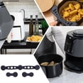 thumbnail image 4 of 3set Air Fryer Magnets for Parchment Paper, Air Fryer Magnetic Silicone Buckle Set, Airfryer Buckle Silicone Accessories,3set * Air Fryer Magnets,Black & Red & Gray, 4 of 7