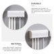 thumbnail image 2 of Soporte de pared para cepillos de dientes para baño con tapa, 2 of 8