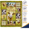 thumbnail image 3 of Cow Blanket Cow Gifts for Women, Cow Decor Bedding Farm Animal Cow Throw Blanket, Soft Fleece Flannel Blanket Bedroom Room Decor, Cow Print Blanket Christmas Birthday Gifts for Adults Kids, 3 of 6