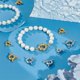thumbnail image 2 of 16 Sets 8 Styles Brass Spring Ring Clasps Platinum & Golden 8.5~14.5x4~6mm Hole: 2~2.5mm Inner Diameter: 3~4mm 2 sets/style, 2 of 6