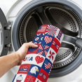 thumbnail image 6 of Area Rugs 5'x7', 4th of July Carpet Runner Indoor Outdoor Rugs Home Decor Aesthetic, Red White and Blue Plaid Patriotic Memorial Day Non Slip Mats Washable Accent Rug for Living Room Bedroom, 6 of 8