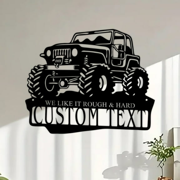 Custom Car Metal Wall Art, Laser Cut car Metal Art, DavidSons Metal Name Sign, Outdoor Garage Decor, Front Porch Sign