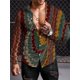 thumbnail image 1 of Camisa con estampado de arte abstracto para hombre, camisa de manga larga con patrón 3D, ropa informal para exteriores y sociales, novedad de , camisetas de manga larga para hombre, 1 of 6