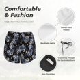 thumbnail image 6 of Lsque Sunflowers Printed Women's Running Shorts with Liner Pockets,Elastic Quick Dry Workout Athletic Gym Yoga Shorts,Womens High Waist Shorts-X-Large, 6 of 9