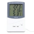 thumbnail image 2 of Indoor Outdoor Thermometer,Indoor Outdoor Digital Thermometer Thermometer Temperature Humidity Meter Built for Professionals, 2 of 14
