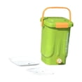 thumbnail image 2 of Dickly Compost Bin Food Waste Compost Bucket Portable Composting Container Sealed Trash 26cmx25.5cmx36cm, 2 of 8