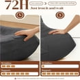 thumbnail image 3 of S-HOME Microfiber Lounge Chair With Anti-Slip Bottom Button-Tufted Design For Living Rooms, Gaming, Or Family Time, Gray, 3 of 8