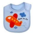 thumbnail image 3 of 2 Pack of Baby Waterproof Cotton Bibs with Embroidered Designs, 3 of 3