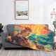 thumbnail image 2 of Fotbe Island Beach Guinea Pig Manta de Franela con Estampado, Manta Ultrasuave para Cama, Sofá, Auto, Hipoalergénica y Antibolitas-80"x60", 2 of 6