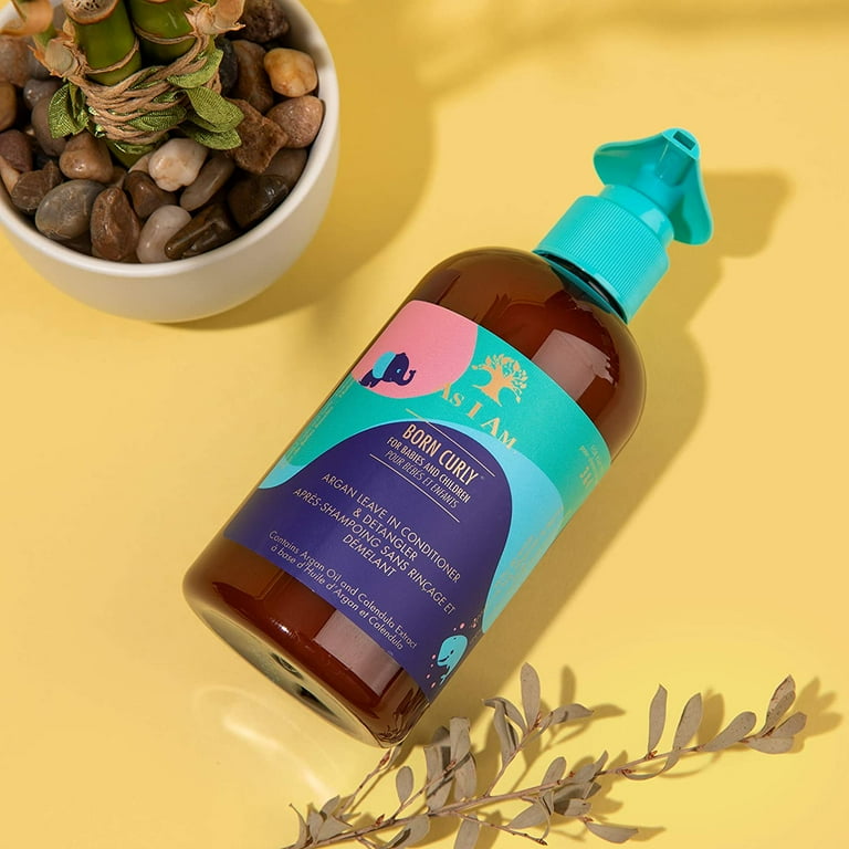 AS I AM Born Curly Argan Leave In Conditioner & Detangler (8oz) AS I AM Born Curly Argan Leave In Conditioner & Detangler (8oz)