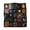 cozy blankets and throws, variant on Bohemian Sun And Moon Flannel Blanket, Artistic Multi-Square Celestial Patterned Plush Throw With Sun Moon Stars Floral Motifs, Soft Warm Flannel Fabric With Velvety Texture For