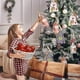 thumbnail image 3 of 24 Pcs Metallic Christmas Drawstring Bags Burlap, 3 of 5