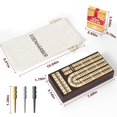 thumbnail image 2 of Juego de tablas de cribbage ESENHARBER, plegables, de madera, con 9 clavijas, 2 of 6